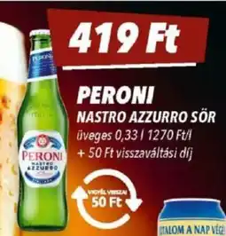 CBA Peroni nastro azzurro sör ajánlat