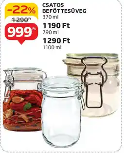 Auchan Csatos befőttesüveg ajánlat