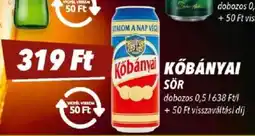 CBA Kőbányai sör ajánlat