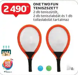 Auchan One two fun teniszszett ajánlat
