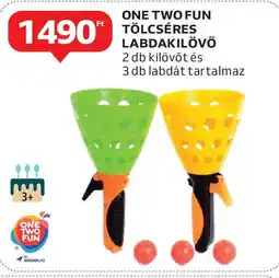 Auchan One two fun tölcséres labdakilövő ajánlat