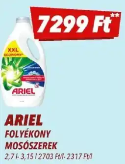 CBA Ariel folyékony mosószerek ajánlat