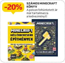 Auchan Számos minecraft könyv ajánlat