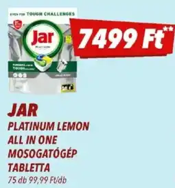 CBA Jar Platinum Lemon All in One mosogatógép ajánlat