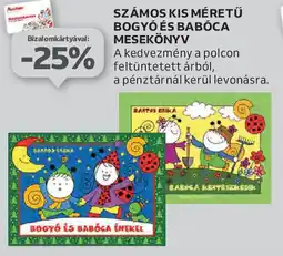 Auchan Számos kis méretű bogyó és babóca mesekönyv ajánlat