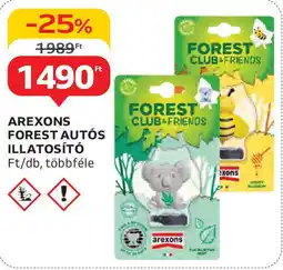 Auchan Arexons forest autós illatosító ajánlat