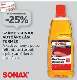 Auchan Számos Sonax autóápolási termék ajánlat