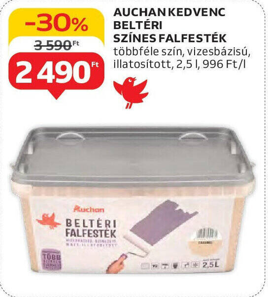 Auchan Belteri Falfestek Arak