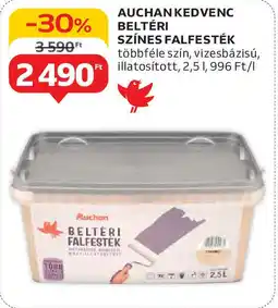 Auchan Auchan kedvenc beltéri színes falfesték ajánlat