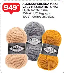 Auchan Alize superlana maxi vagy maxi batik fonal ajánlat