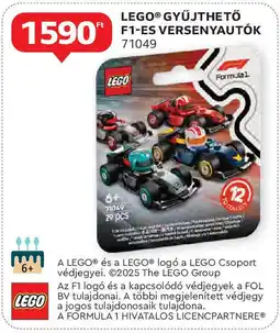 Auchan Lego gyűjthető f1-es versenyautók ajánlat