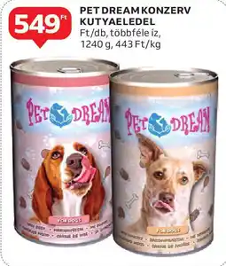 Auchan Pet dream konzerv kutyaeledel ajánlat