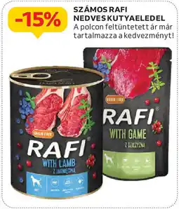 Auchan Számos Rafi nedves kutyaeledel ajánlat