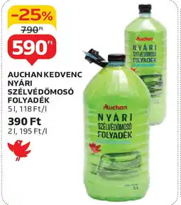 Auchan Auchan kedvenc nyári szélvédőmosó folyadék ajánlat
