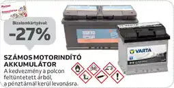 Auchan Számos motorindító akkumulátor ajánlat