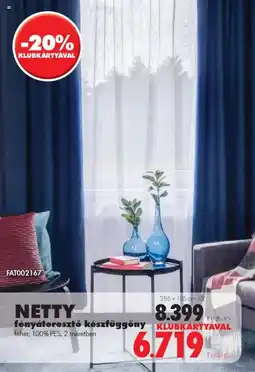 Diego NETTY fényáteresztő készfüggöny ajánlat