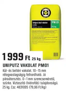 Obi Uniputz vakolat pm01 ajánlat