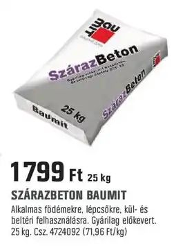 Obi Szárazbeton baumit ajánlat
