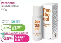 Kulcs Patika Panthenol ajánlat