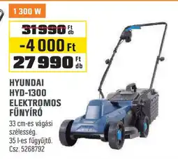 Obi Hyundai hyd-1300 elektromos fűnyíró ajánlat