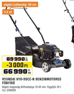 Obi Hyundai hyd-99cc-n benzinmotoros fűnyíró ajánlat
