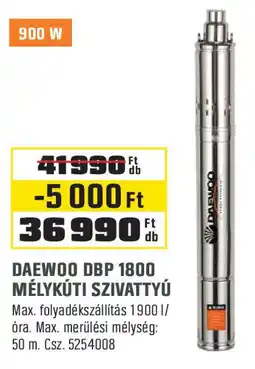 Obi Daewoo dbp 1800 mélykúti szivattyú ajánlat