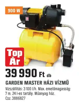 Obi Garden master házi vízmű ajánlat