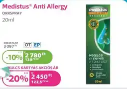 Kulcs Patika Medistus Anti Allergy ajánlat