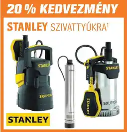 Minden Stanley szivattyúkra