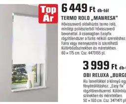 Obi Termo rolo „,manresa” ajánlat