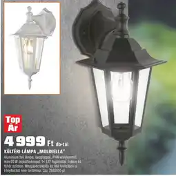 Obi Kültéri lámpa,,molinella" ajánlat