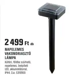 Obi Napelemes vakondriasztó lámpa ajánlat