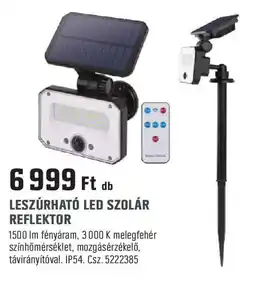 Obi Leszúrható led szolár reflektor ajánlat