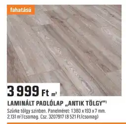 Obi Laminált padlólap „antik tölgy" ajánlat