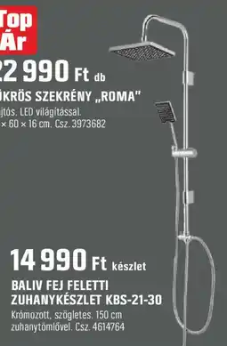 Obi Baliv fej feletti zuhanykészlet kbs-21-30 ajánlat
