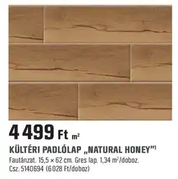 Obi Kültéri padlólap „natural honey" ajánlat