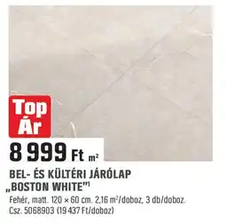 Obi Bel- és kültéri járólap ,,boston white" ajánlat