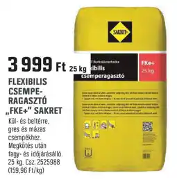 Obi Flexibilis csempe- ragasztó „,fke+" sakret ajánlat