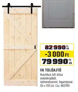 Obi Fa tolóajtó ajánlat