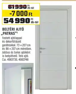 Obi Beltéri ajtó ,,patras" ajánlat