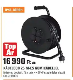 Obi Kábeldob 25 m-es gumikábellel ajánlat