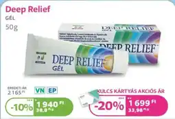 Kulcs Patika Deep Relief ajánlat