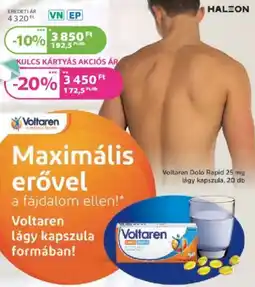 Kulcs Patika Voltaren Dolo Rapid ajánlat
