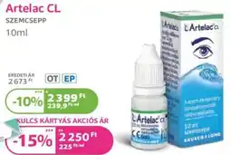 Kulcs Patika Artelac CL ajánlat