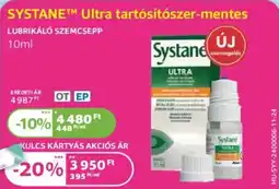 Kulcs Patika SYSTANE™Ultra tartósítószer-mentes ajánlat