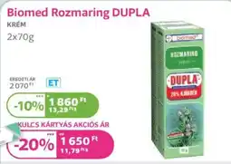 Kulcs Patika Biomed Rozmaring DUPLA ajánlat