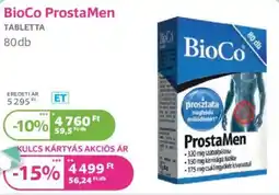 Kulcs Patika BioCo ProstaMen ajánlat