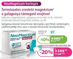Kulcs Patika NeoMagnizum keringés Természetes eredetű magnézium' a galagonya támogató erejével ajánlat