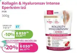 Kulcs Patika Kollagén & Hyaluronsav Intense Eperkrém ízű ajánlat
