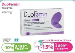 Kulcs Patika DuoFemin ajánlat